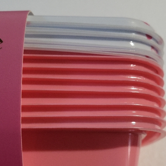 Juicy Couture Pink and White Food Storage Container Set - Picture 3 of 11